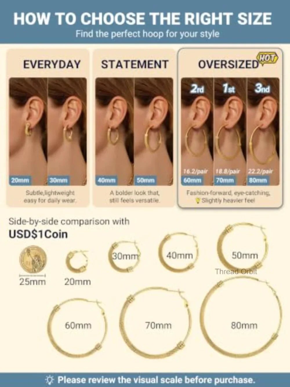 14K Gold Plated Hollow Mesh Hoop Earrings Stainless Steel Lightweight